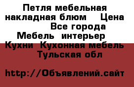 Петля мебельная накладная блюм  › Цена ­ 100 - Все города Мебель, интерьер » Кухни. Кухонная мебель   . Тульская обл.